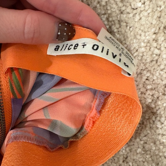 🌺 Alice + Olivia Tropical Floral Wide-Leg Pants 🌺 - Picture 4 of 9